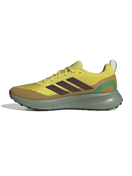 adidas Runfalcon 5 Ανδρικά Trail Κίτρινα