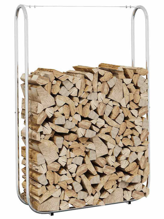 vidaXL Brennholz Hölzernes Regal Holzlagerung 100x25x150cm