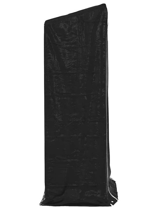 vidaXL Ξύλινο Ράφι Αποθήκευσης Ξύλων 100x60x200cm Μαύρο