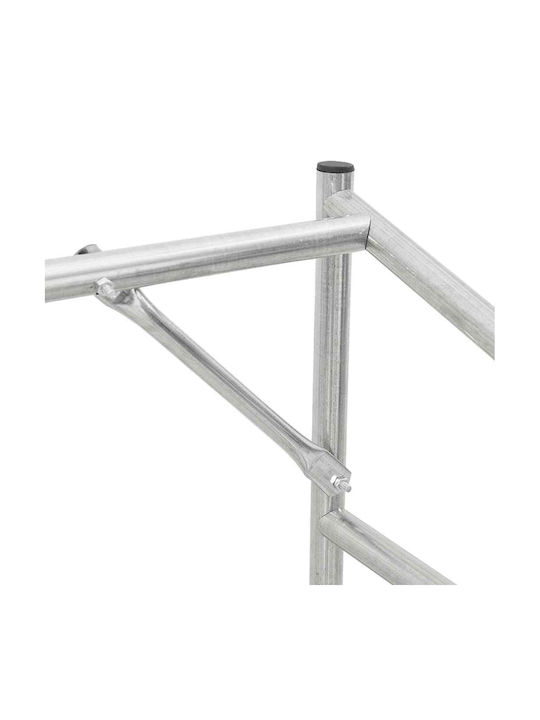 vidaXL Ξύλινο Ράφι Αποθήκευσης Ξύλων 100x60x200cm Μαύρο
