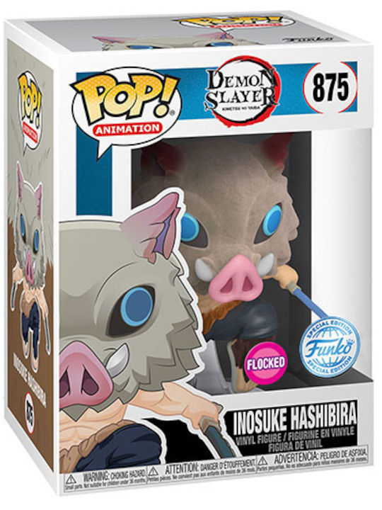 Funko Pop! Animation: Inosuke Hashibira Masked Flocked Special Edition