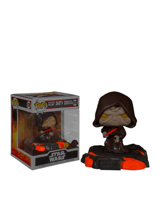 Funko Pop! Bobble-Head Movies: Star Wars - Red Saber Collection - Darth Sidious 519 Special Edition
