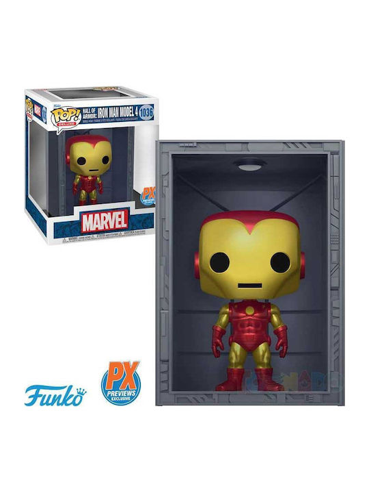 Funko Pop! Deluxe: Marvel - Iron Man Model 4 (Metallic) (Metallic) 1036 Bobble-Head Special Edition