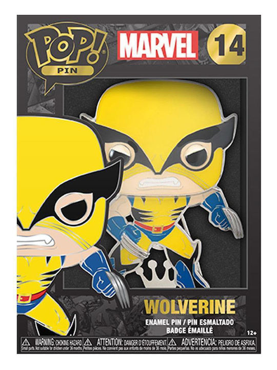 Funko Pop! Pin Marvel: Wolverine #14 Enamel Pin Funko Pop! Pin Marvel: Wolverine #14 Enamel Pin