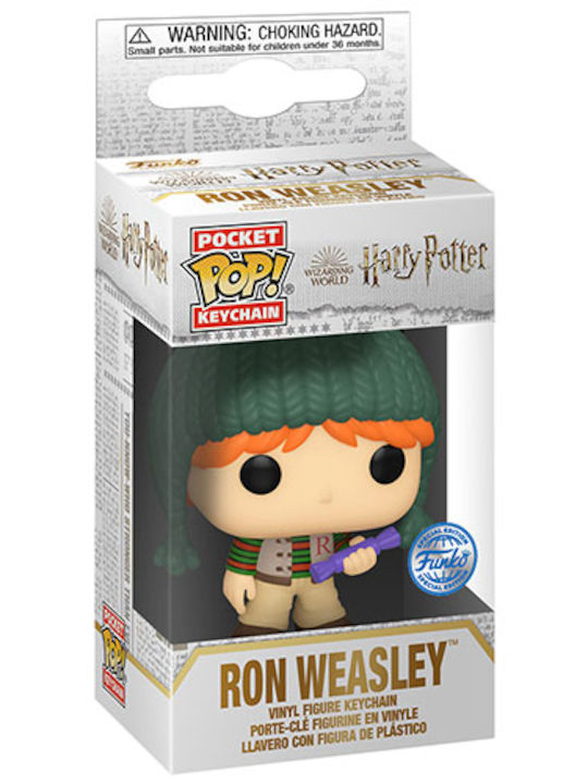 Funko Pocket Pop! Keychain Movies: Ron Weasley (Holiday) (Holiday) Special Edition