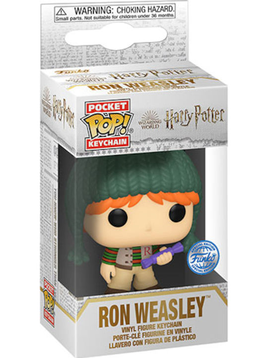 Funko Pocket Pop! Ключодържател Филми: Ron Weasley Фигура (Празничен) (Празник) Специално издание