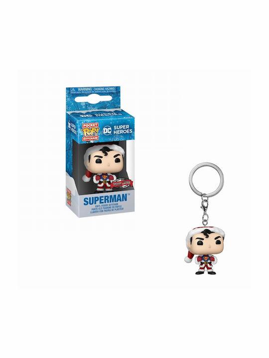 Funko Pocket Pop! Keychain Heroes: Superman Holiday (Holiday) Special Edition