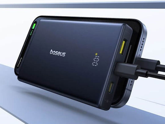 Baseus PicoGo Baterie Externă 10000mAh 20W Cu 2 Porturi De Ieșire USB-A Și Port De Ieșire USB-C Power Delivery / Încărcare Rapidă Negru Cosmic