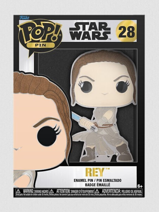 Funko Pop! Pin Movies: Rey Glows in the Dark Funko Pop! Pin Movies: Rey Glows in the Dark