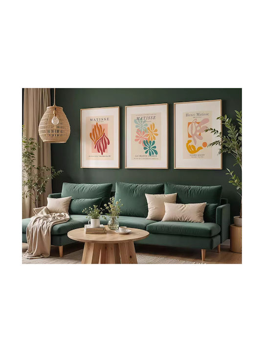 Poster Matisse Cut-outs Art050 21cm X 30cm Λευκό Κάδρο Pvc 18x24