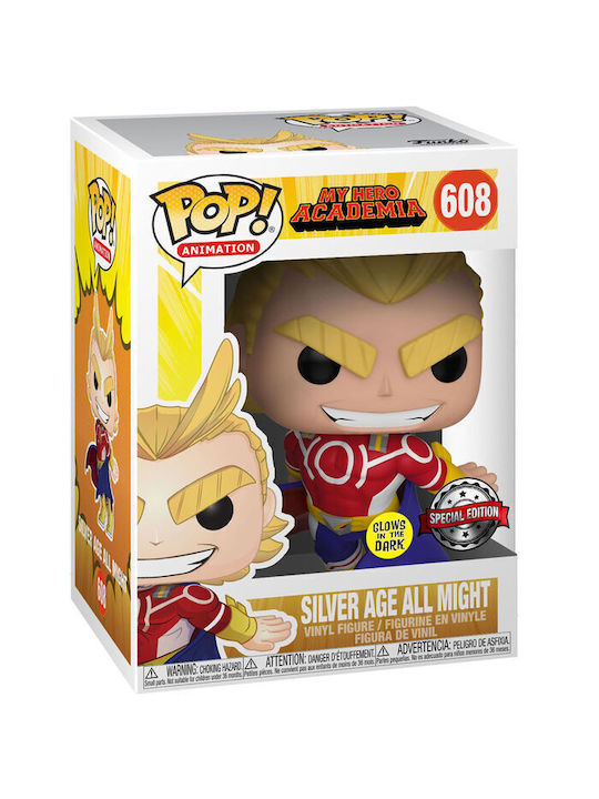 Funko Pop! Tees Animation: My Hero Academia - Silver Age All Might (M) Special Edition