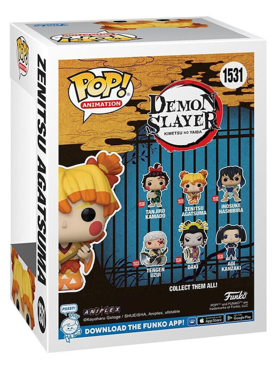 Funko Pop! Animation: Demon Slayer - Kimetsu No Yaiba Zenitsu Agatsuma 1531