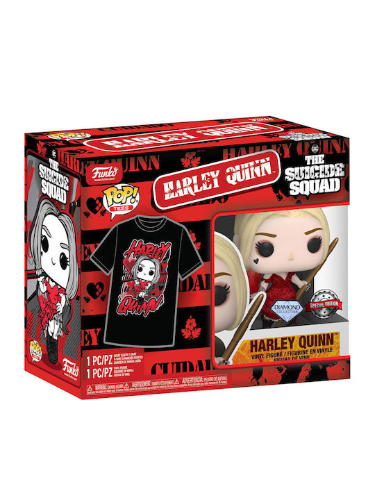 Funko Поп! Tees Филми: DC Comics - Harley Quinn Ексклузивен