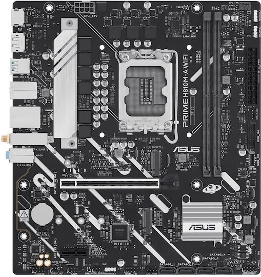 Asus Prime H810M-A WIFI Motherboard Micro ATX with Intel 1851 Socket