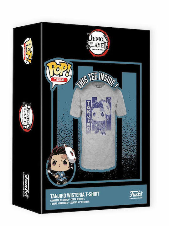 Funko Pop! Tees Animation: Tanjiro with Wisteria (L)