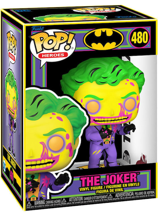 Funko Pop! Tees Movies: DC Comics - Joker S (Blacklight) (S) Special Edition