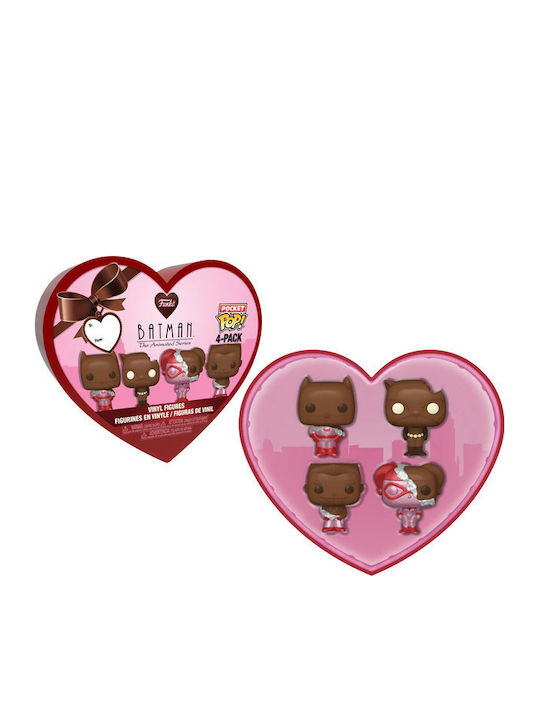 Funko Pocket Pop! Eroi: Batman The Animated Series - Valentine's Box Pachet de 4 bucăți 489 4buc