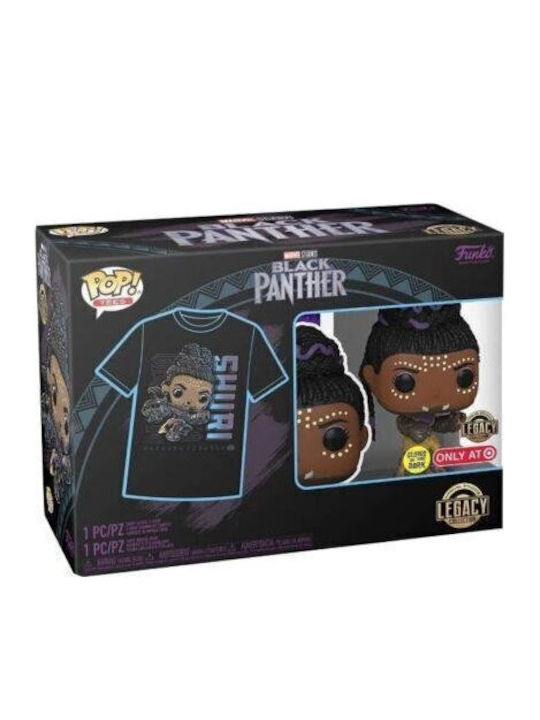 Funko Pop! Tees Marvel: Shuri (XL) (XL) Bobble-Head & Glows in the Dark Exclusive