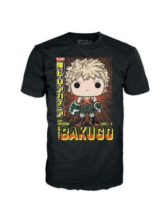 Funko Pop! Tees Animation: Adult: Katsuki Bakugo Metallic Vinyl Figure T-Shirt (XL)