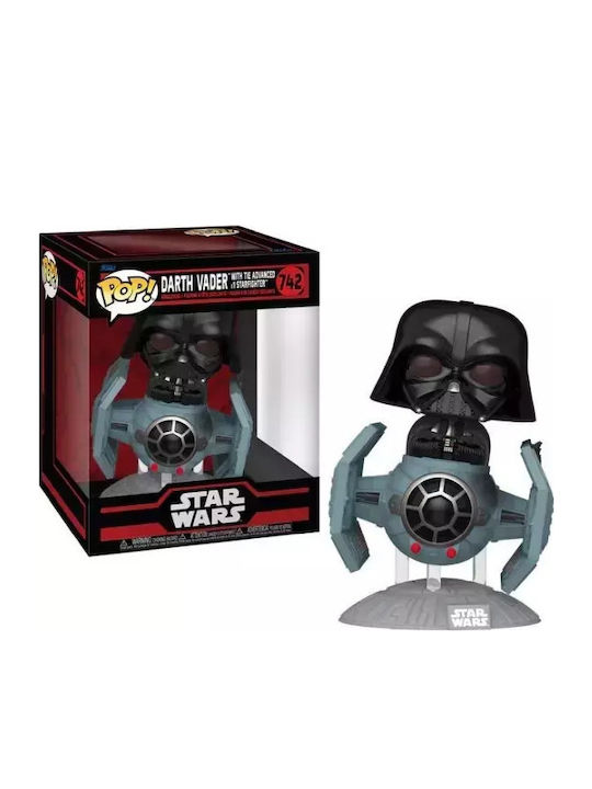 Funko Поп! Филми: Star Wars - Darth Vader с Tie Advanced X1 Starfighter 742 Люлееща се глава