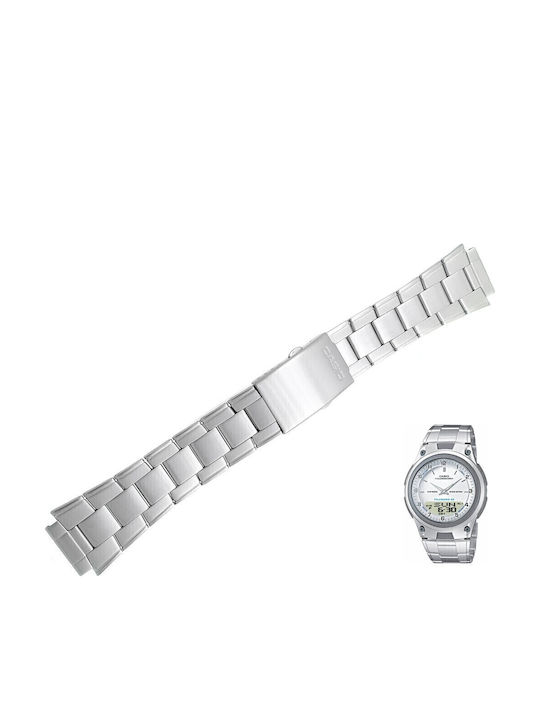 Casio Metallic Bracelet Silver 18mm