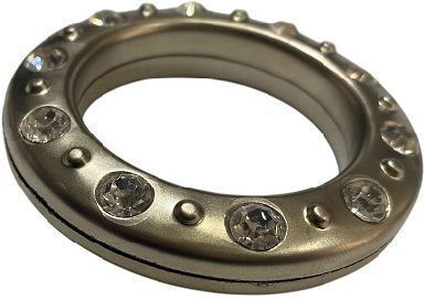 Inox Öse Strass Druckknopf Vorhang Silber