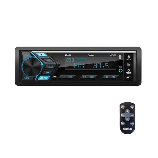 Clarion Ραδιόφωνο Αυτοκινήτου 1 DIN (Bluetooth/USB)