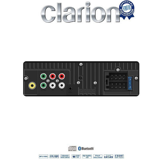 Clarion Ραδιόφωνο Αυτοκινήτου 1 DIN (Bluetooth/USB)