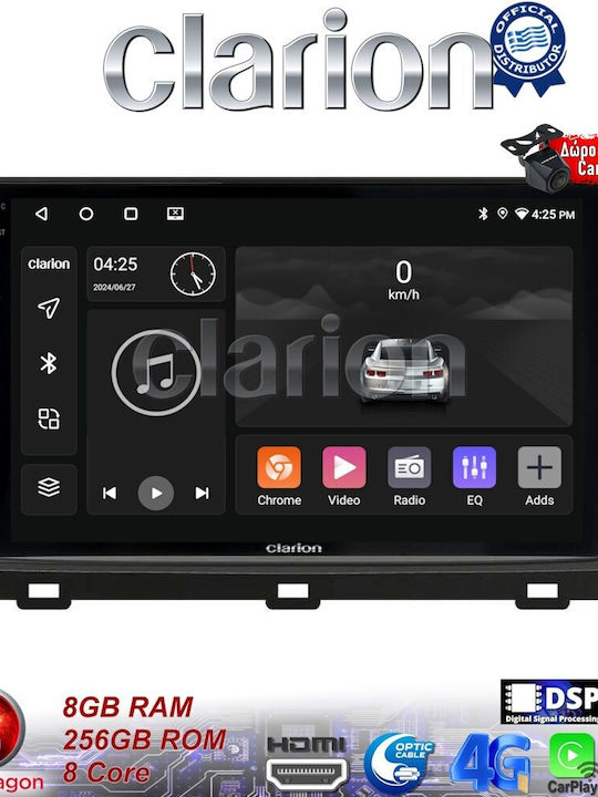 Clarion Auto-Audiosystem für Kia XCeed 2018> (Bluetooth/USB/WiFi/GPS/Apple-Carplay/Android-Auto) mit Touchscreen 7"