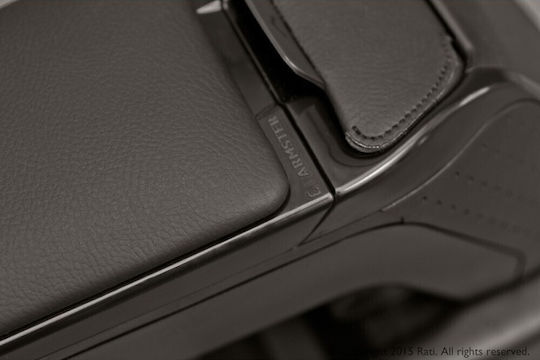 Rati Armster Car Leather Armrest for Suzuki Baleno 16+ Black