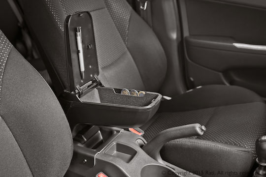 Rati Armster Car Leather Armrest for Suzuki Baleno 16+ Black