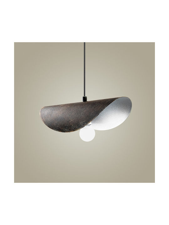 Megapap Pendant Light Bronze with Socket E27 30x20x106cm