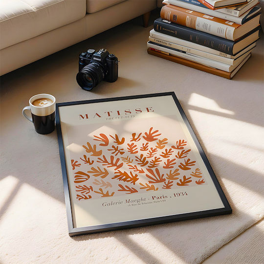 Poster Matisse Cut-outs Art070 21cm X 30cm Λευκό Κάδρο Pvc 18x24