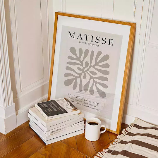 Poster Matisse Papiers Découpés Art055 21cm X 30cm Λευκό Κάδρο Pvc 18x24