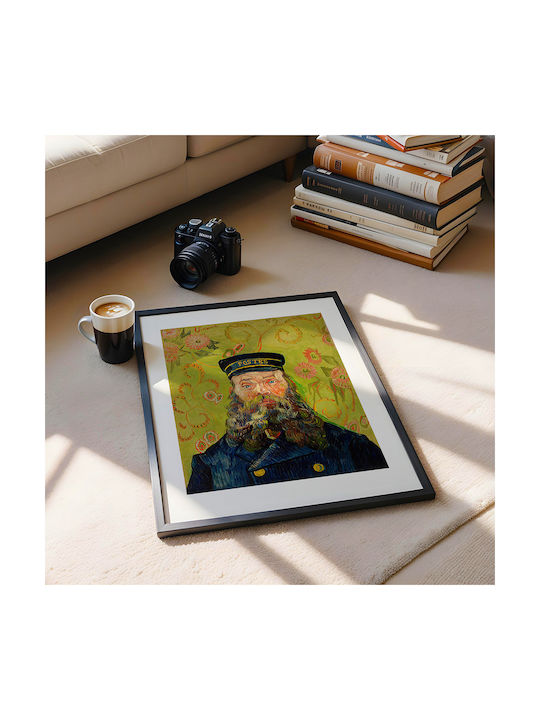 Poster Van Gogh Postman Art114 21cm X 30cm Λευκό Κάδρο Pvc 18x24