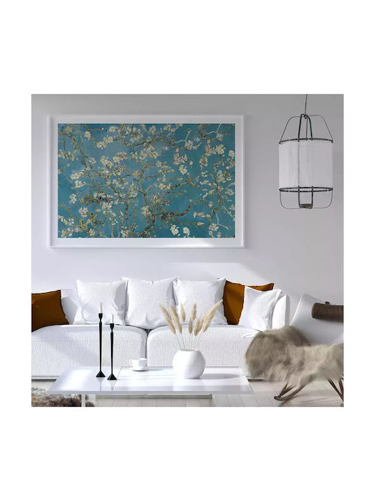 Poster Van Gogh Almond Blossom Art104 21cm X 30cm Λευκό Κάδρο Pvc 18x24