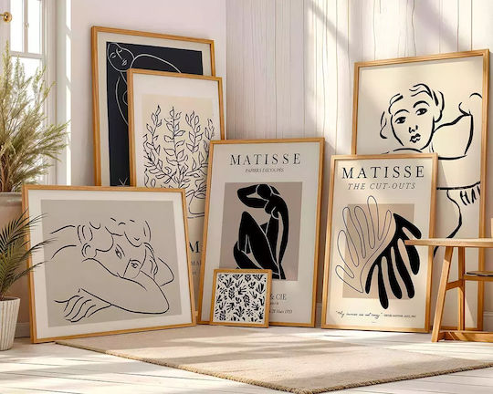 Плакат Matisse Cut-Outs Art049 21см X 30см Бяла PVC рамка 18x24