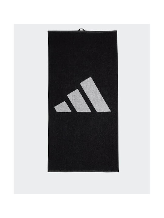 adidas Gymnastikhandtuch Baumwolle Schwarz 50x100cm