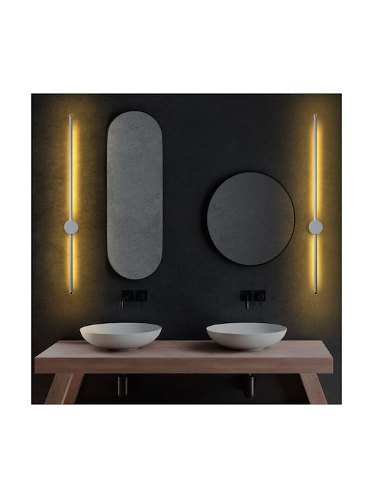Megapap Trooper Leuchte Wand Gray 7x10x91cm