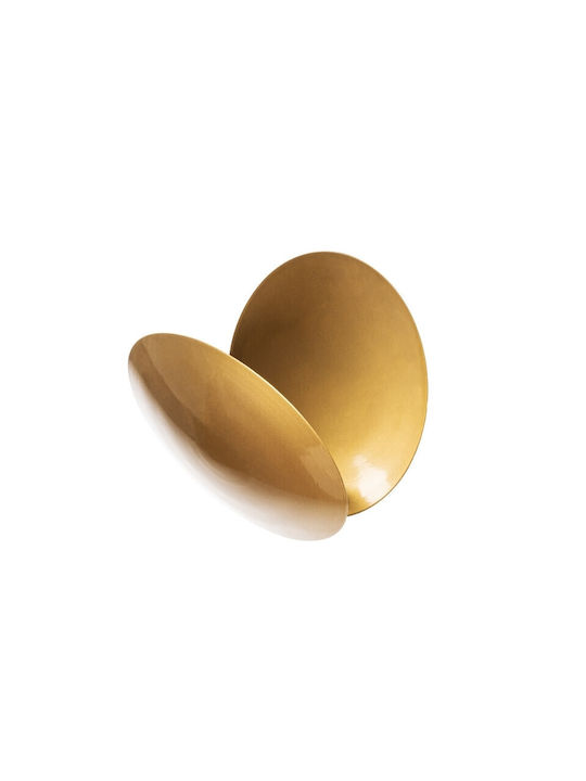 Megapap Mimoza Leuchte Wand Gold 25x16x25cm