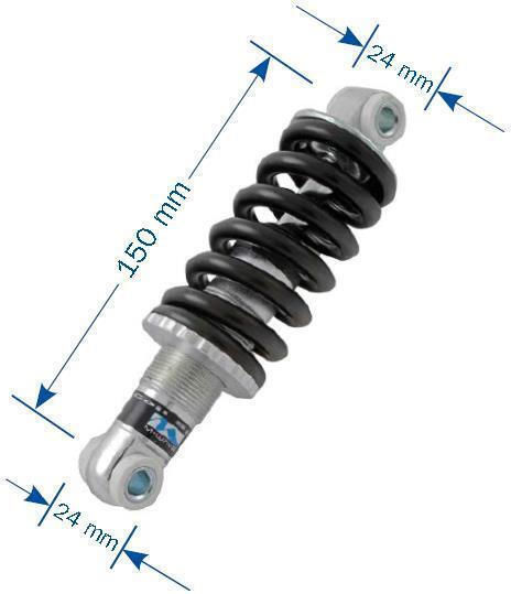 M-Wave 150mm Rear Bike Suspension 24" 35mm