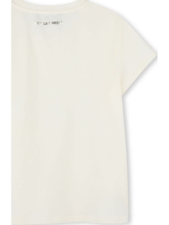 Kinder-T-Shirt Ivory, Beige