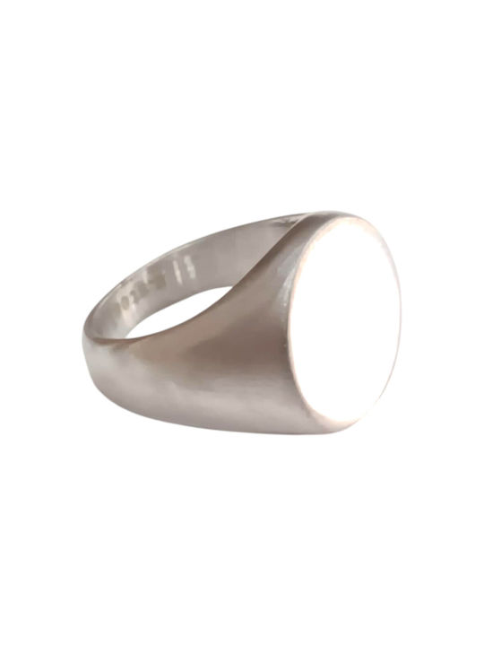 Kalliopi Silver Ring made of Steel