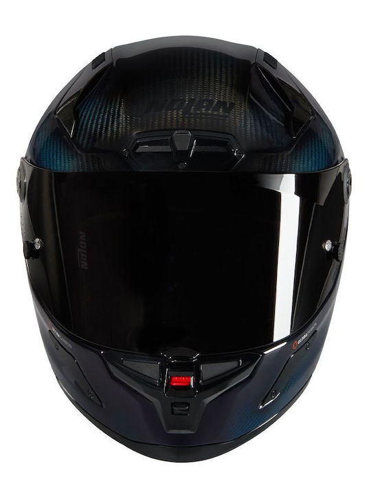 Nolan X-804 RS Ultra Carbon Flip-Up ECE 22.06 Liquid Blue Carbon 328