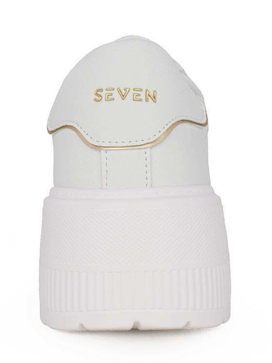 Flatforms Sneakers White Lt Gold