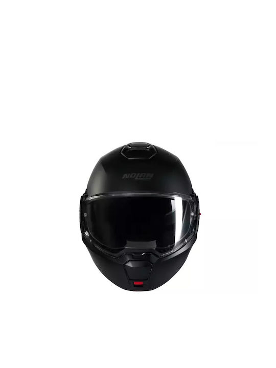 Nolan N120-1 Classico 302 Black Mat Motorcycle Helmet Flip-Up ECE 22.06 with Sunvisor