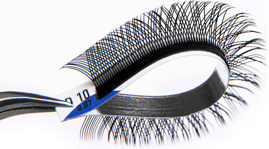 Lovely Rili 12 Lines Extensions 3D 0.07 / C 7mm Black