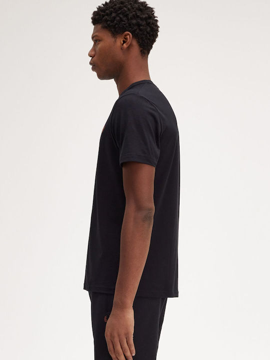 T-shirt Black Whisky Brown