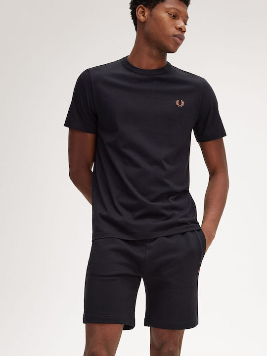 T-shirt Black Whisky Brown