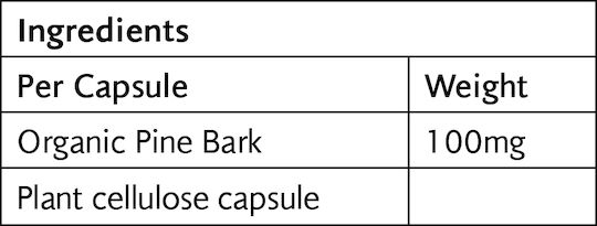 Viridian Pine Bark Ειδικό Συμπλήρωμα Διατροφής 30 κάψουλες